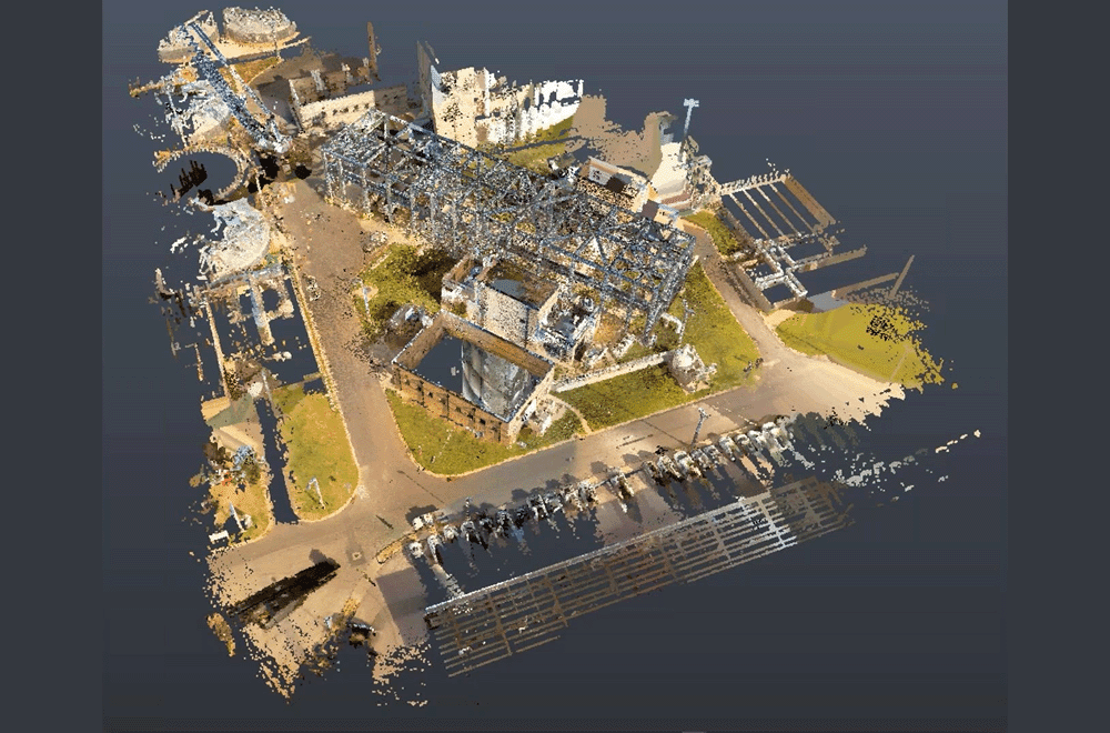 Wastewater Treatment Facility point cloud